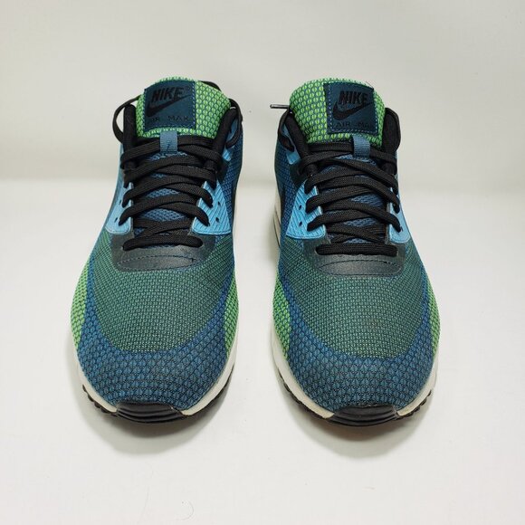 Nike Air Max 2013 Sneakers Blue/Green Mesh Low-Top Athletic Shoes Mens 10.5 main image 10